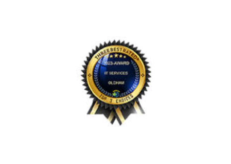 2023 “Three Best Rated 2023 badge for IT services in Oldham.